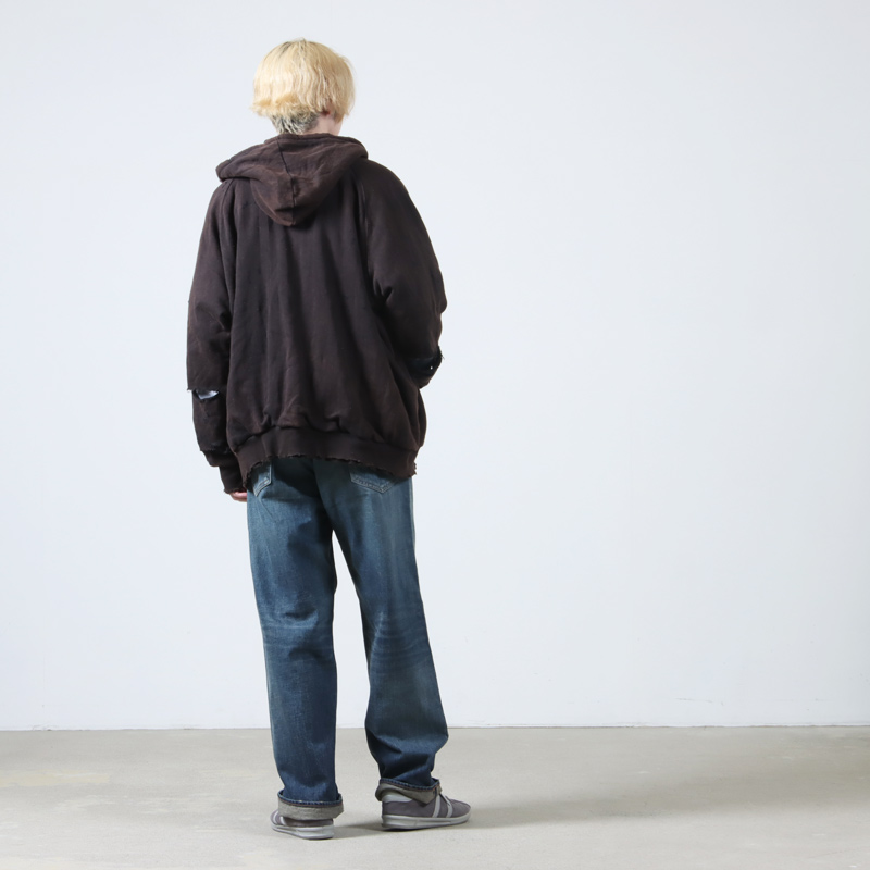 ANACHRONORM(ʥΡ) HARD DAMAGED INNER WAFFLE SWEAT PARKA