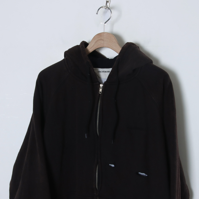 ANACHRONORM(ʥΡ) HARD DAMAGED INNER WAFFLE SWEAT PARKA