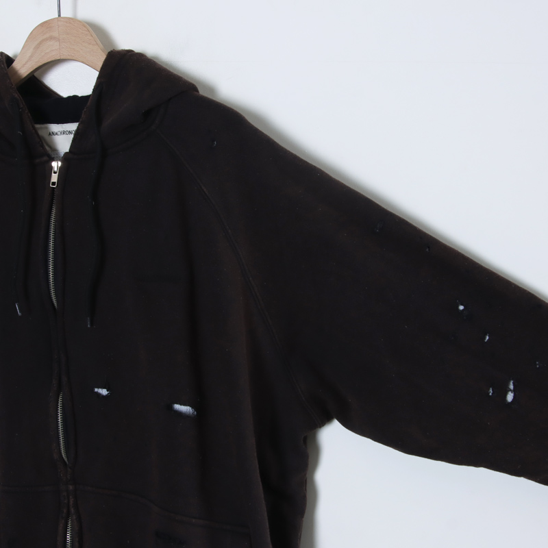 ANACHRONORM(ʥΡ) HARD DAMAGED INNER WAFFLE SWEAT PARKA