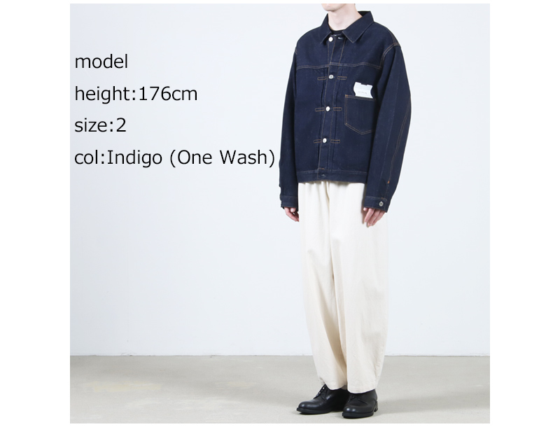 ANACHRONORM(ʥΡ) FRONT TUCK DENIM JACKET