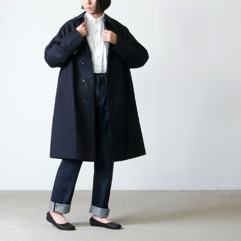 ANATOMICA (アナトミカ) SINGLE RAGLAN Ⅰ S PROOFED GABARDINE Navy ...