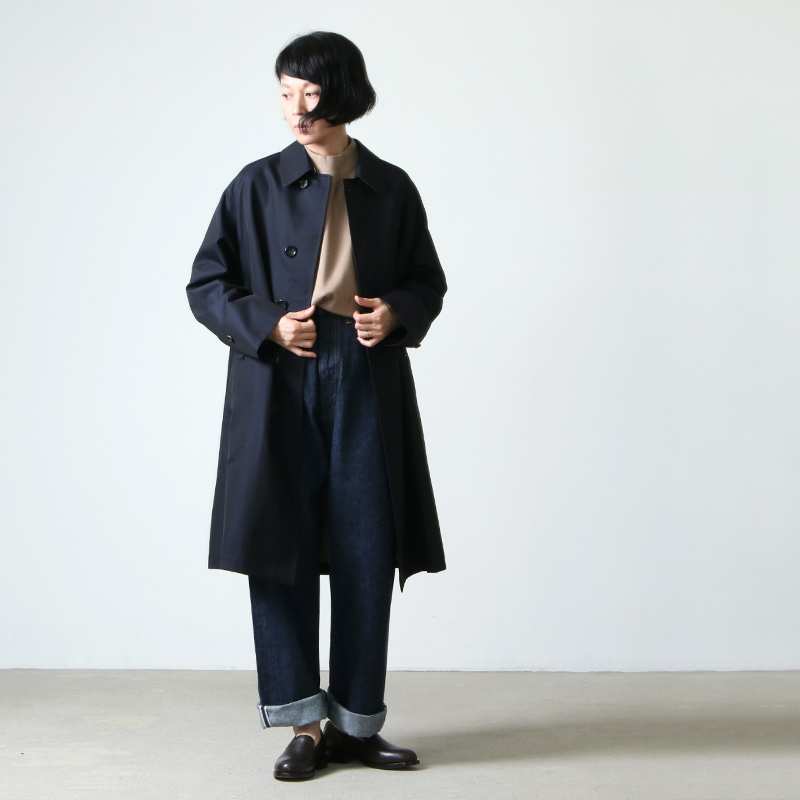 見事な anatomica シングルラグランコート2 ネイビー 2018aw ステン ...