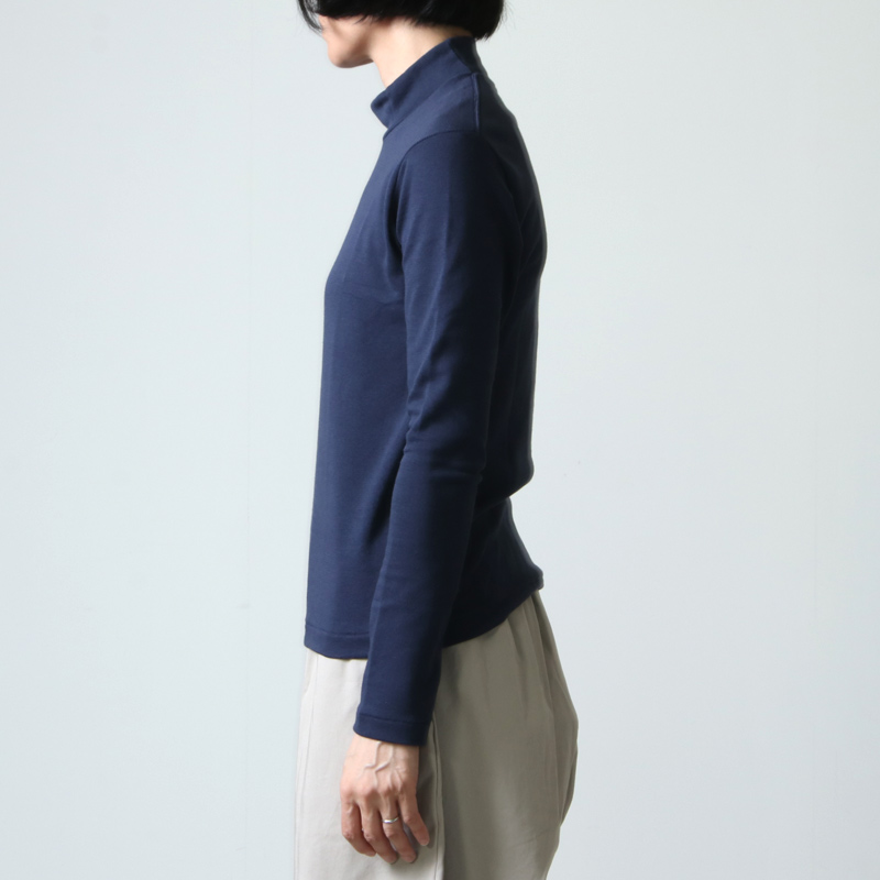 ANATOMICA (アナトミカ) MOCK NECK TEE L/S For Woman / モックネック