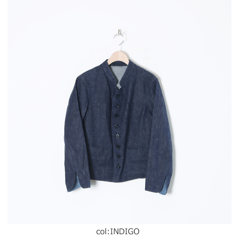 Anatomica dolman jacket Indigo | labiela.com