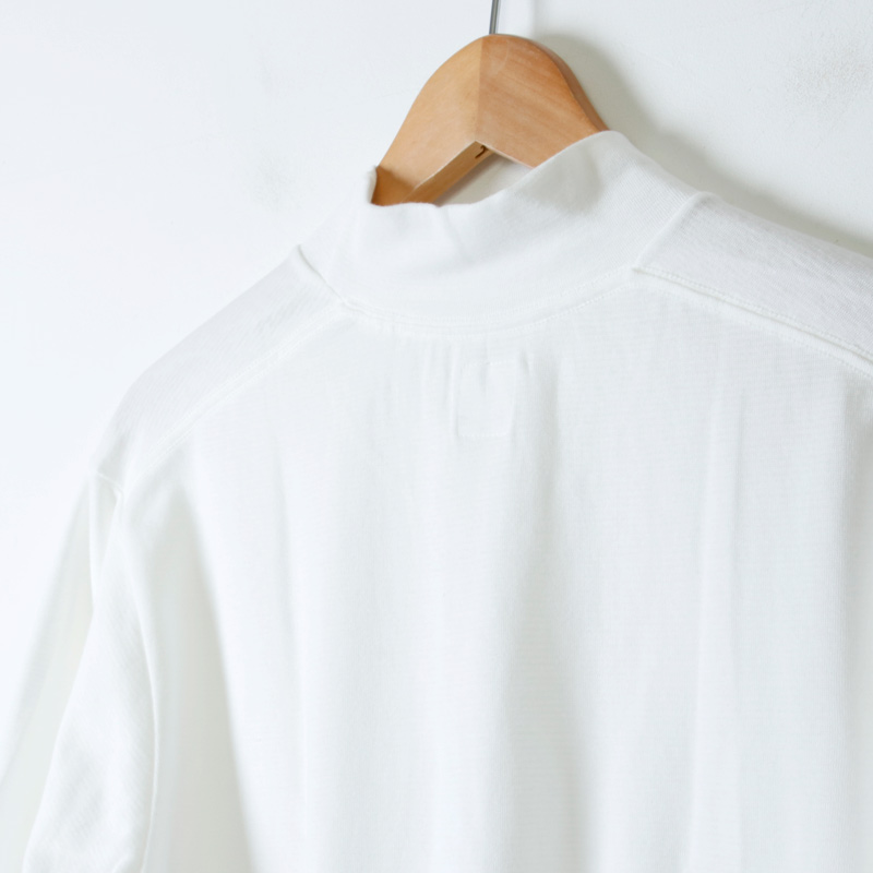 ANATOMICA (アナトミカ) MOCK NECK TEE S/S SOLID For Men / モック 