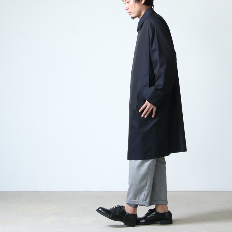 ANATOMICA SINGLE RAGLAN COAT Ⅰ NAVY 46 www.krzysztofbialy.com