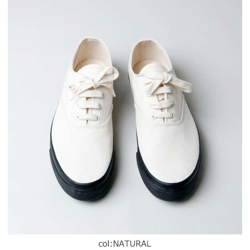 ANATOMICA (アナトミカ) WAKOUWA DECK SHOES LOW BLACK SOLE NATURAL / ワクワデッキシューズロー ブラックソールナチュラル