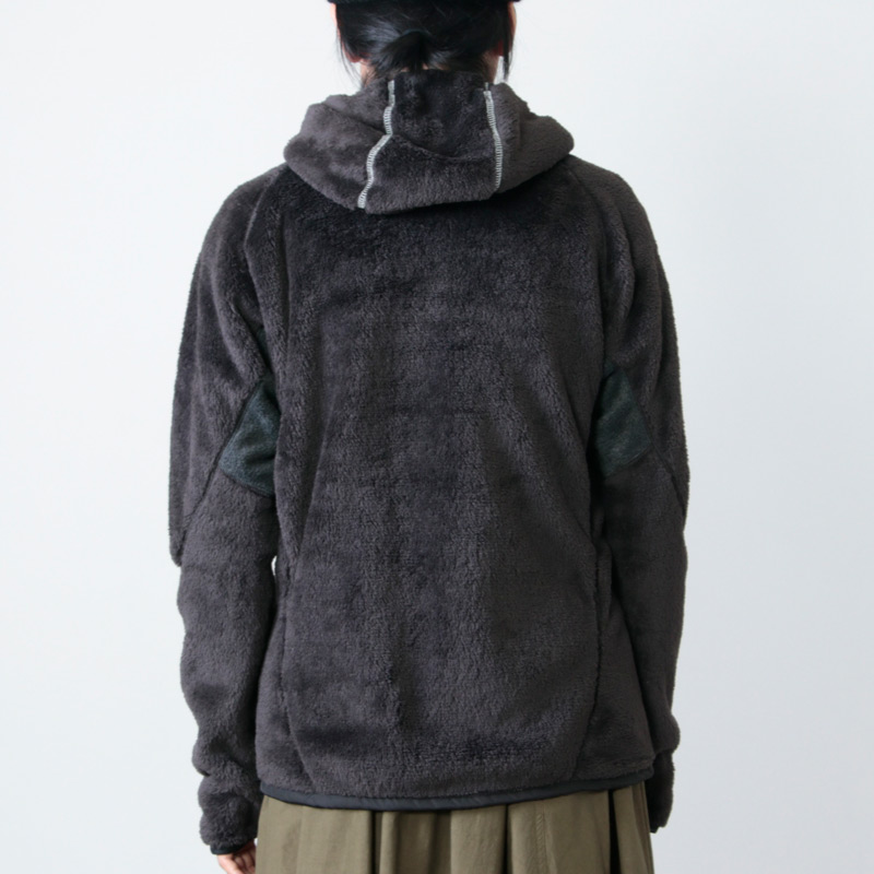 and wander (アンドワンダー) high loft fleece hoodie / ハイロフト