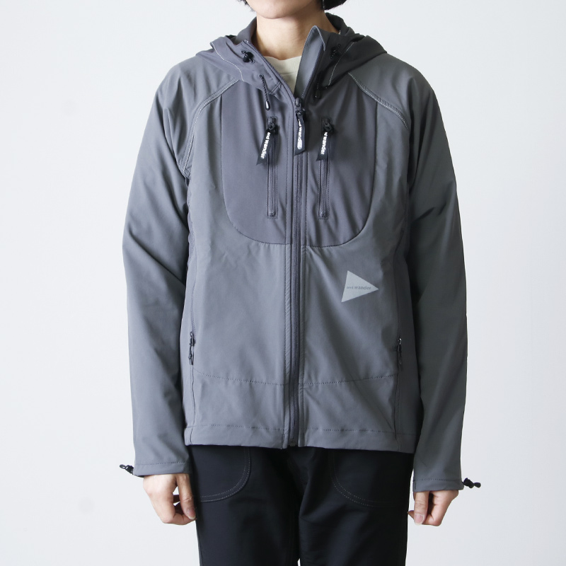 and wander (アンドワンダー) trek jacket 2 for woman / トレック 