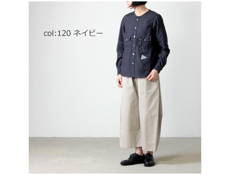 and wander(ɥ) dry linen collarless shirt for woman