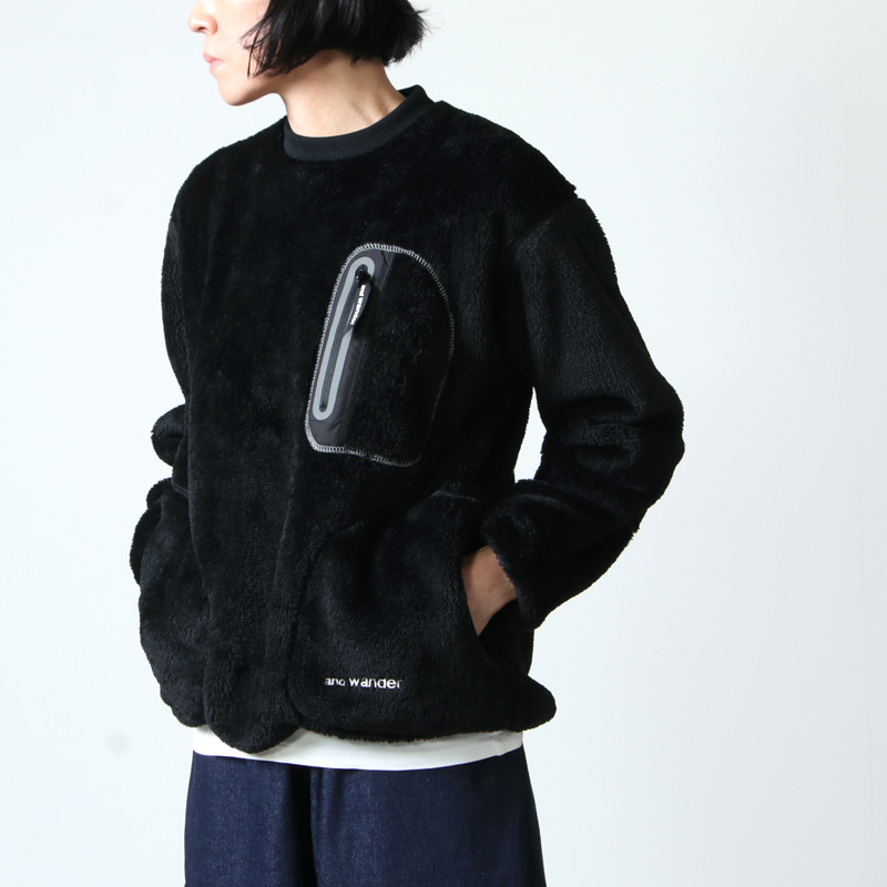 and wander(ɥ) high loft fleece pullover