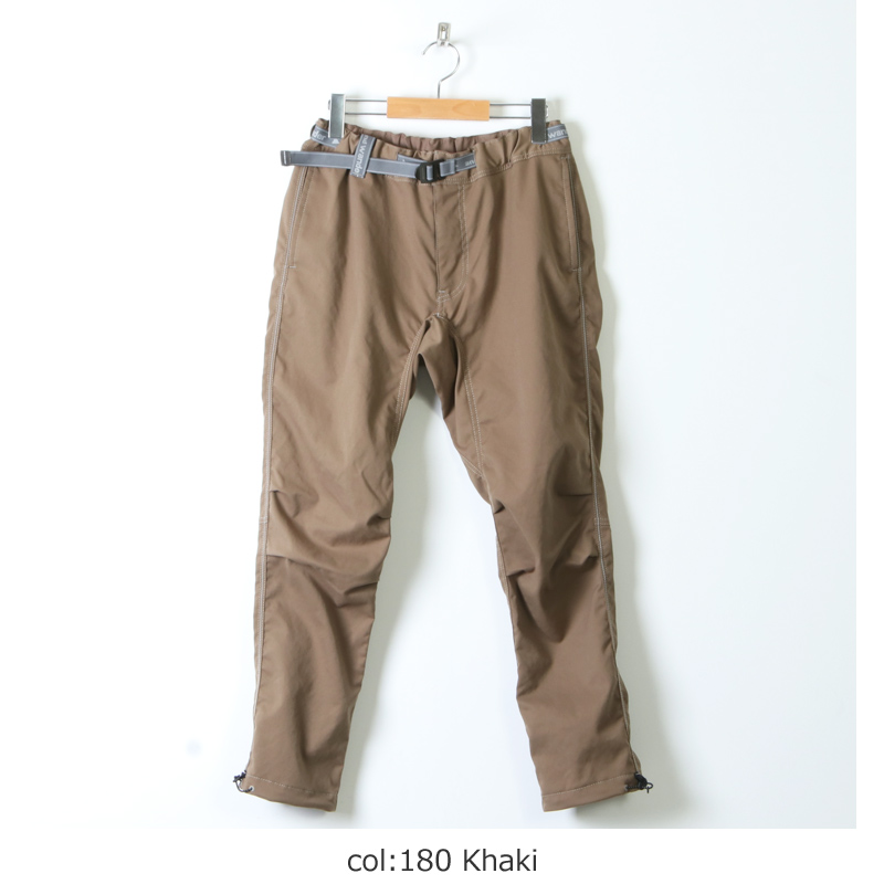 and wander (アンドワンダー) polyester climbing pants 