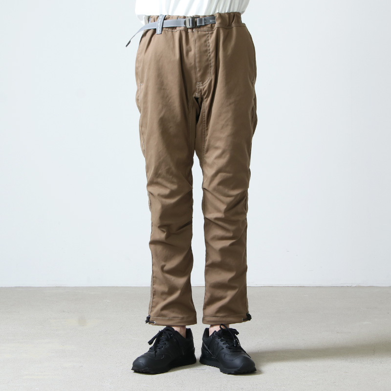 and wander (アンドワンダー) polyester climbing pants 