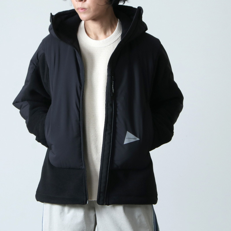 and wander (アンドワンダー) top fleece jacket / トップフリース 