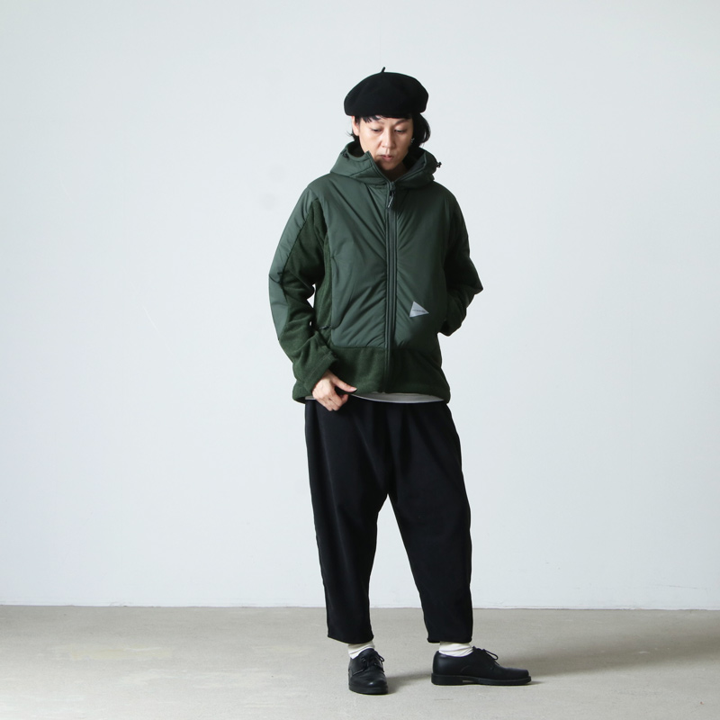 and wander (アンドワンダー) top fleece jacket / トップフリース ...