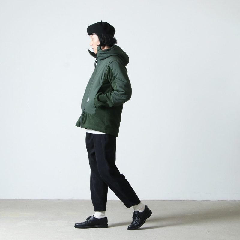 公明党【and wander】top fleece jacket ジャケット・アウター