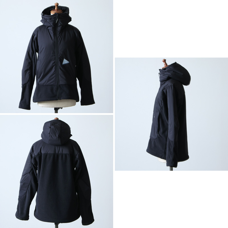 and wander (アンドワンダー) top fleece jacket / トップフリース