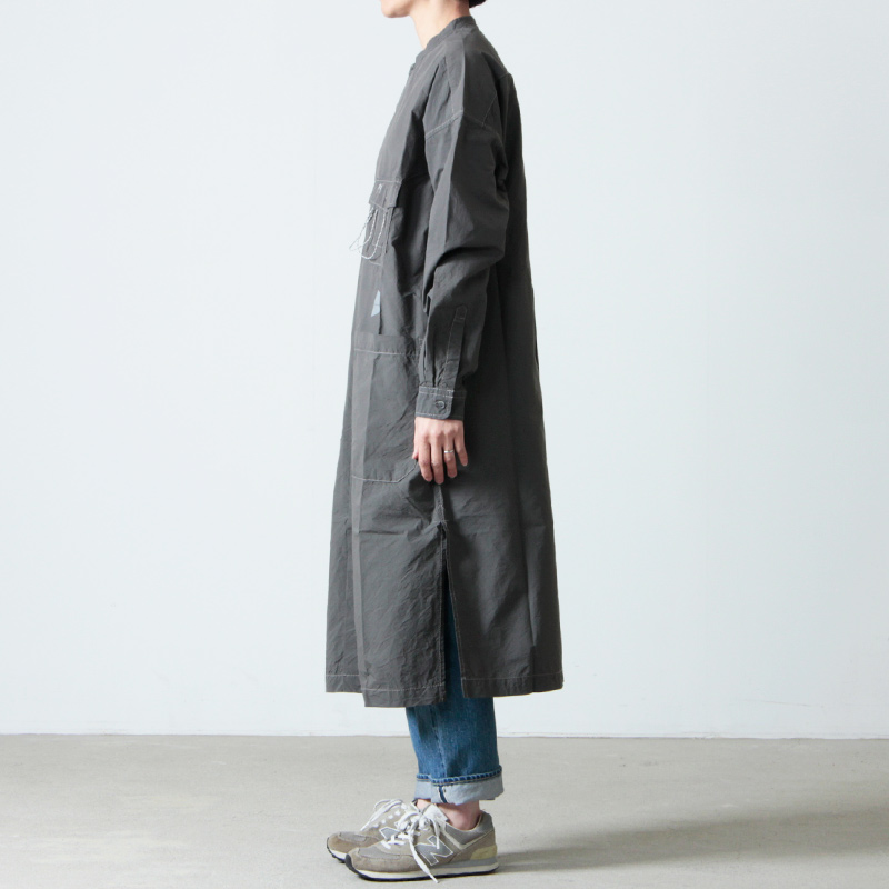 and wander (アンドワンダー) CORDURA typewriter long shirt