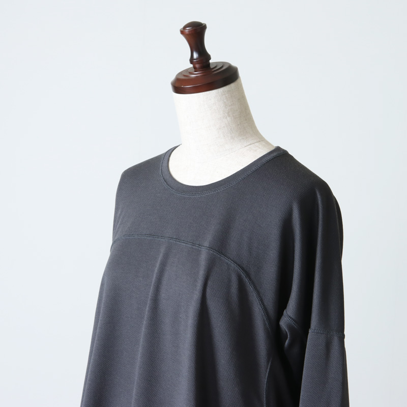 and wander(ɥ) power dry jersey  long sleeve T W