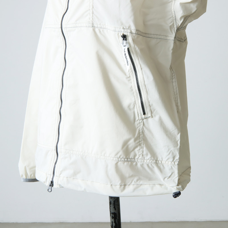 and wander (アンドワンダー) PERTEX wind jacket / パーテックス