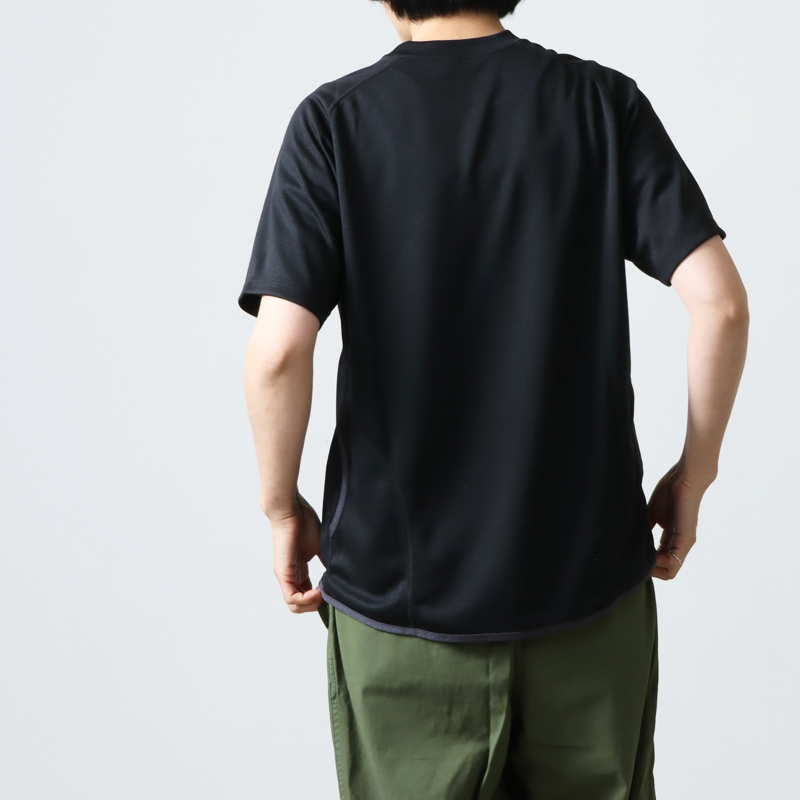 and wander (アンドワンダー) power dry jersey raglan SS T / パワー ...