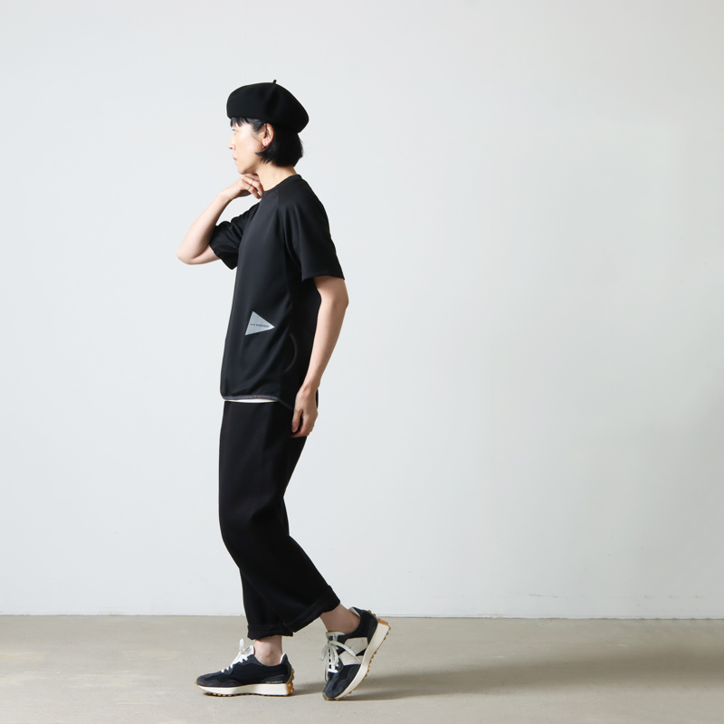 and wander (アンドワンダー) power dry jersey raglan SS T / パワー