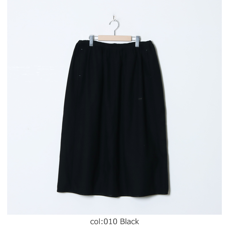 and wander(ɥ) REWOOL tweed skirt