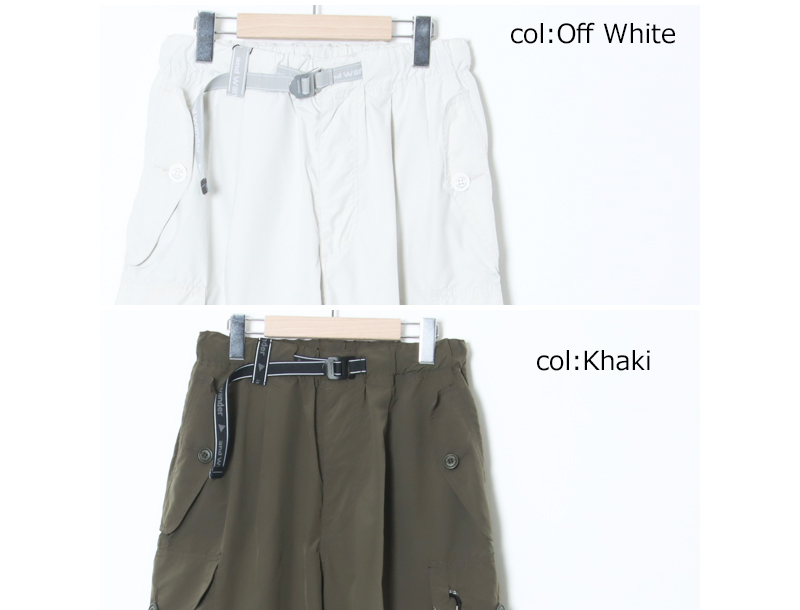 and wander(����ɥ�����) oversized cargo pants