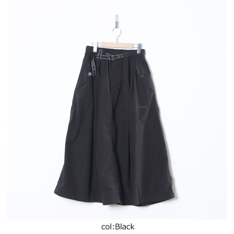 and wander(����ɥ�����) oversized cargo skirt ��W��