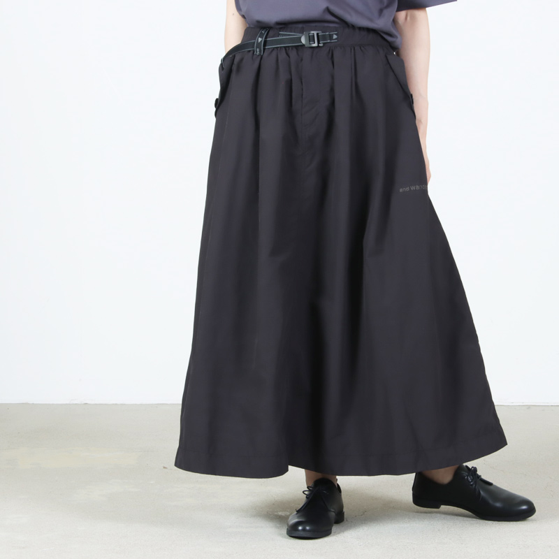 and wander(����ɥ�����) oversized cargo skirt ��W��