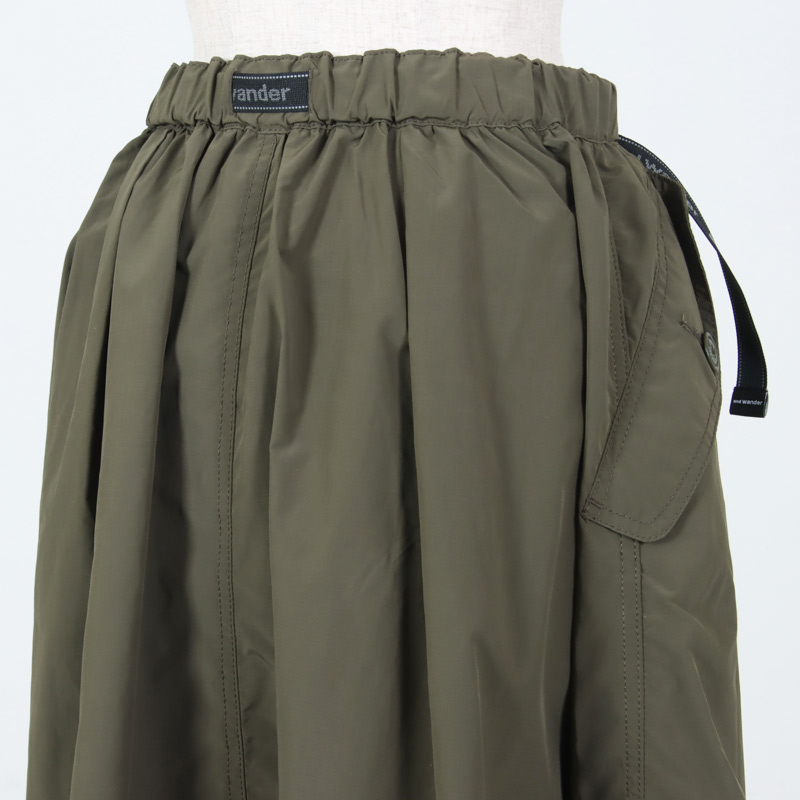 and wander(����ɥ�����) oversized cargo skirt ��W��