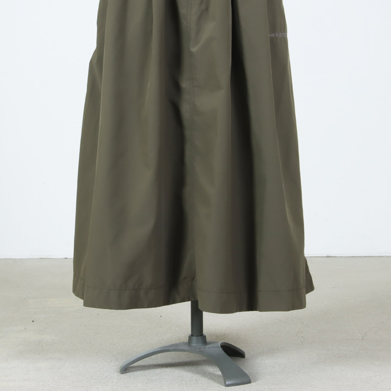 and wander(����ɥ�����) oversized cargo skirt ��W��