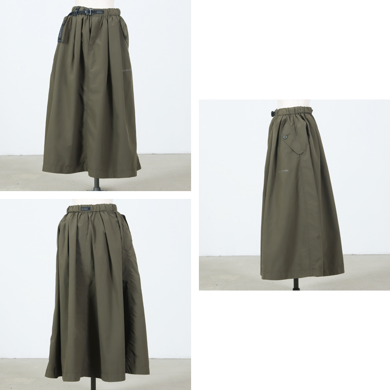 and wander(����ɥ�����) oversized cargo skirt ��W��