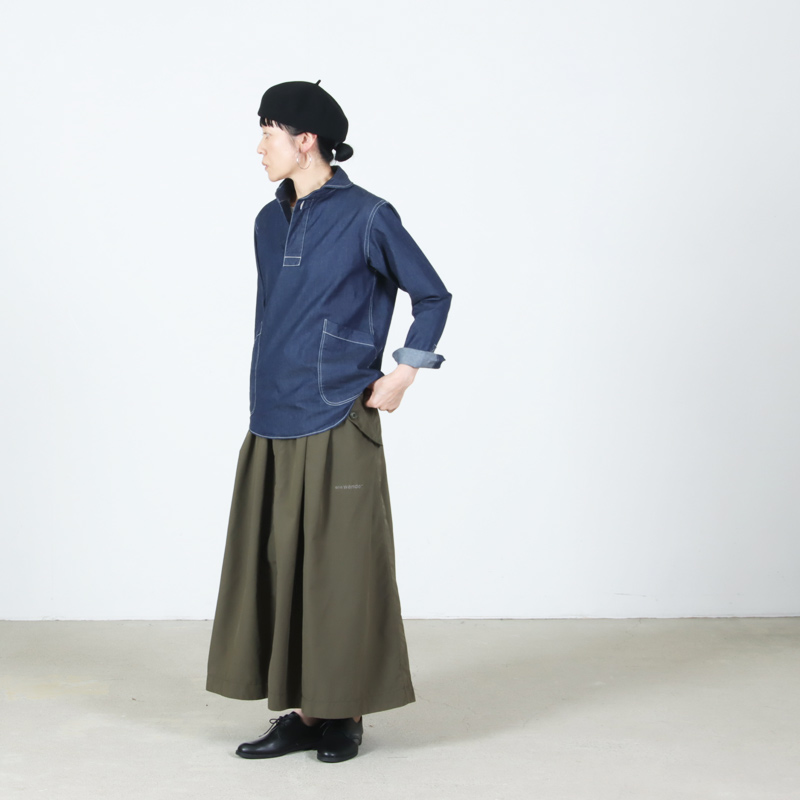 and wander(����ɥ�����) oversized cargo skirt ��W��