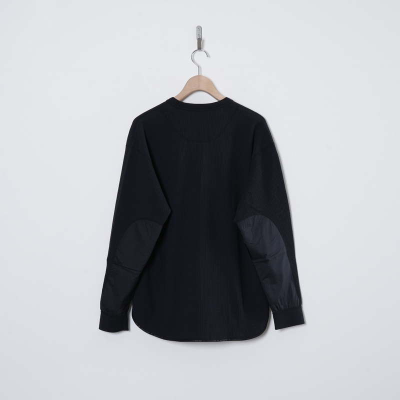 and wander(����ɥ�����) PE waffle LS T