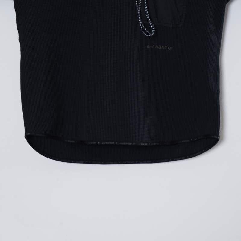 and wander(����ɥ�����) PE waffle LS T