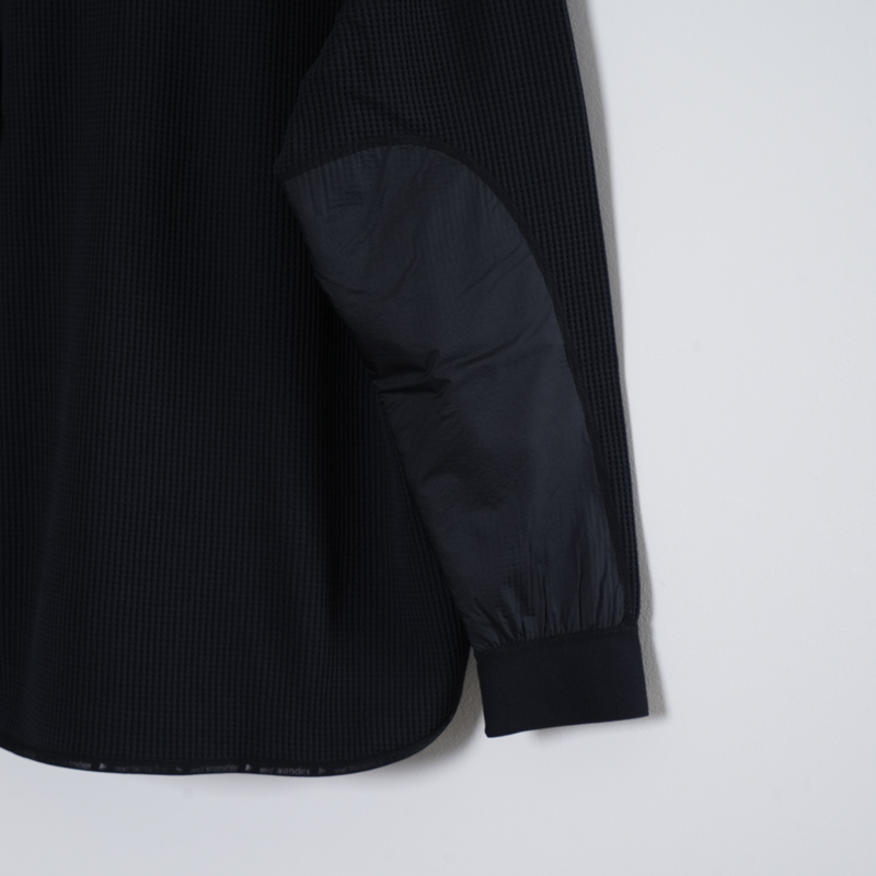 and wander(����ɥ�����) PE waffle LS T