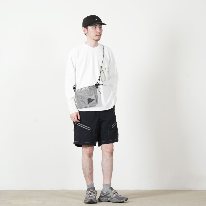 and wander(����ɥ�����) PE waffle LS T