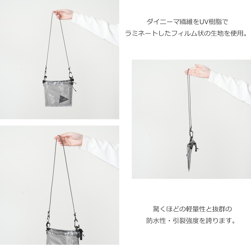 and wander(����ɥ�����) UL sacoche with Dyneema