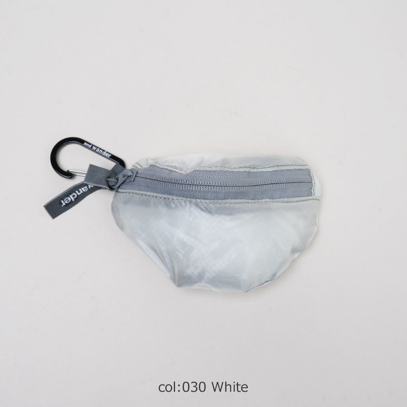 and wander(����ɥ�����) sil mini pouch