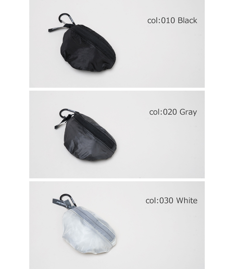 and wander(����ɥ�����) sil mini pouch