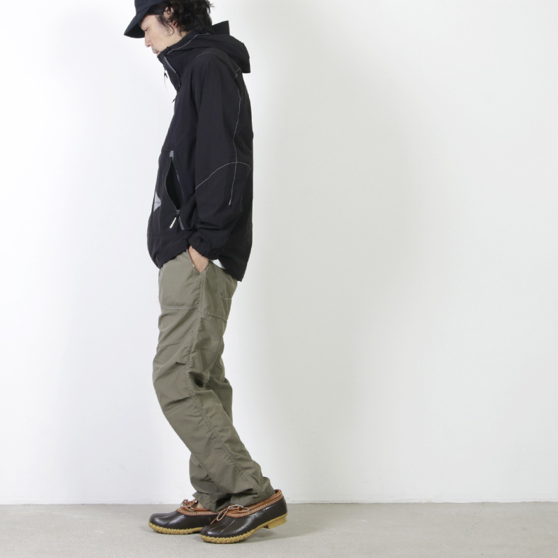 and wander (アンドワンダー) nylon stretch jacket for man