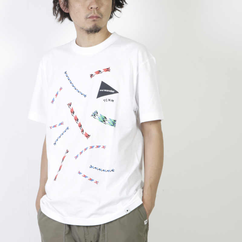 and wander (アンドワンダー) TCNM ropes T by toconoma for man