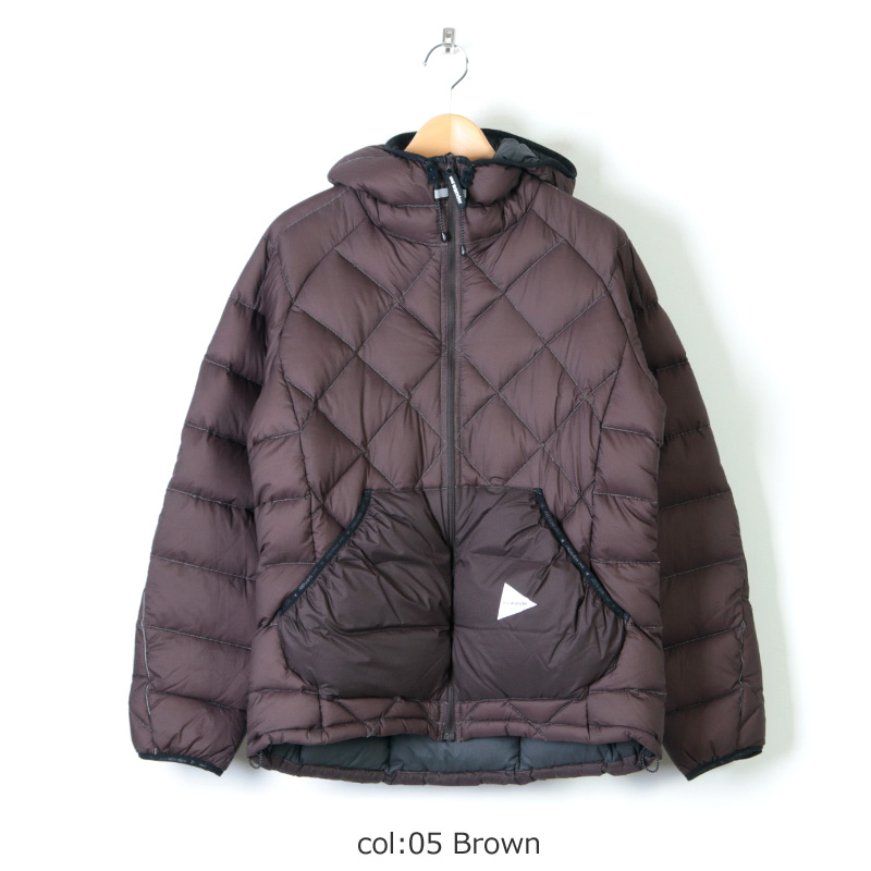 and wander(ɥ) diamond stitch down jacket