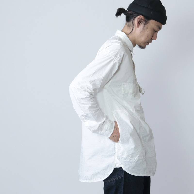 and wander (アンドワンダー) CORDURA typewriter shirt / コーデュラ