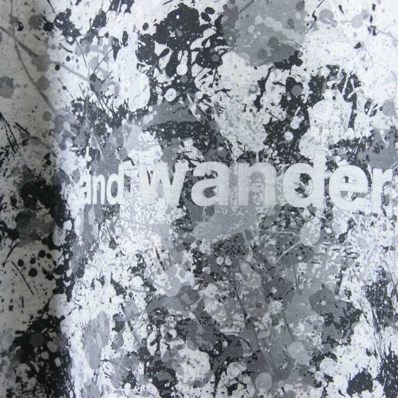 and wander(ɥ) splatter print T