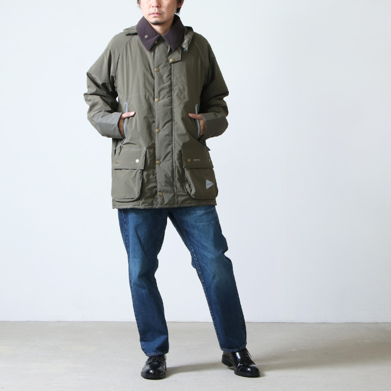 and wander (アンドワンダー) Barbour rip jacket / バブアー リップ ...