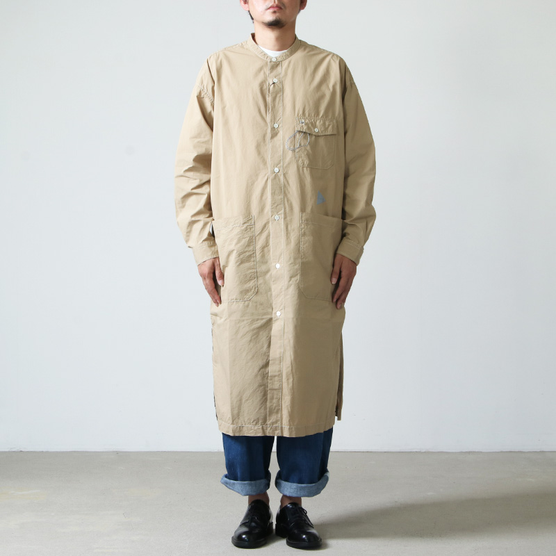 and wander (アンドワンダー) CORDURA typewriter long shirt for man