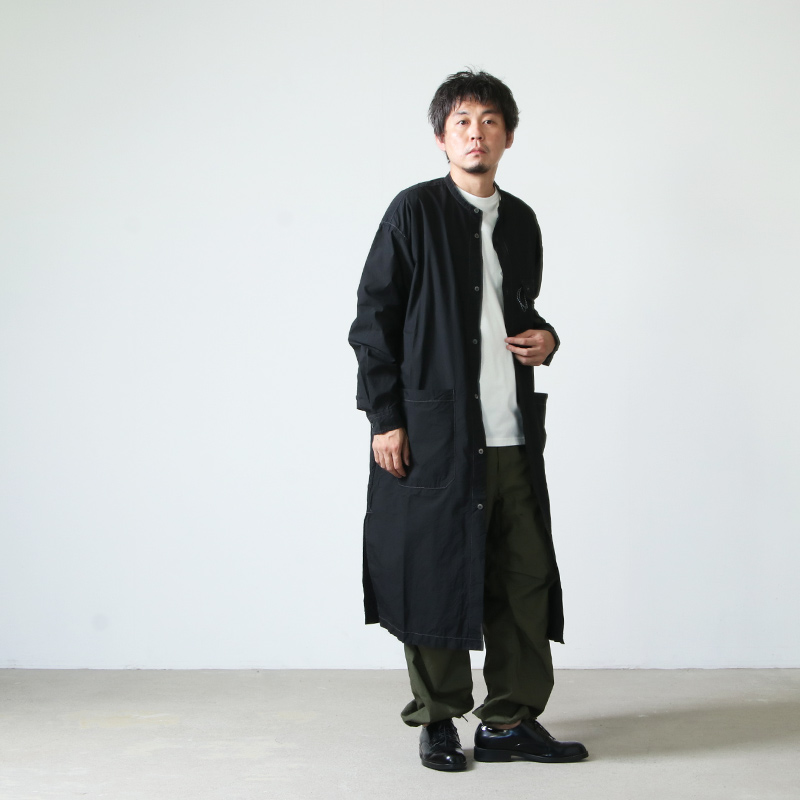 and wander (アンドワンダー) CORDURA typewriter long shirt for man 