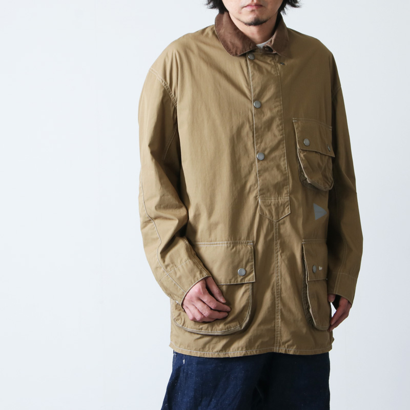 and wander (アンドワンダー) Barbour CORDURA solway shirt for man 